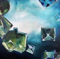 Salz im Leben / 74x64 cm / gerahmt