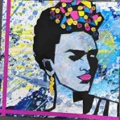 Frida Kahlo / 15x15x5 cm